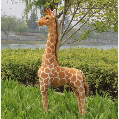 Giant Plush Stuffed Animal | Realistic Giraffe Design for Cozy Cuddles