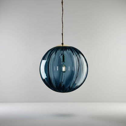 LED Globe Hanging Light Fixture Contemporary Smoked Glass Orb Ceiling Lamp for Kitchen Island Dining Table Entryway Bar Restaurant Modern Su