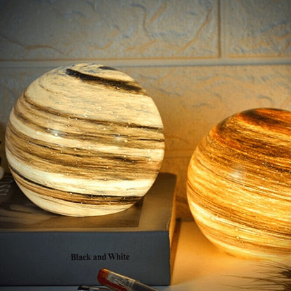 Glass Moon Lamp – 16 Color Changing LED Night Light, USB Powered Decorative Table Lamp