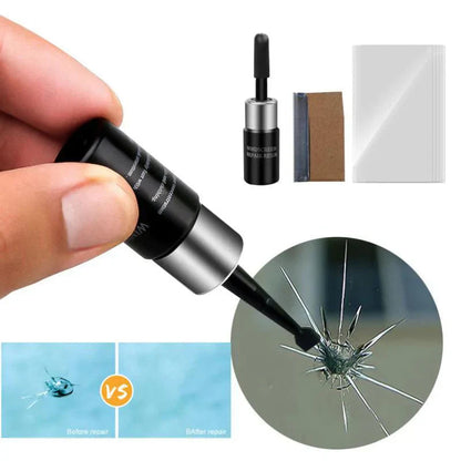 Glass Repair Kit | Quick and Clear Restoration with Easy Application | Ideal for Windows and Windshields