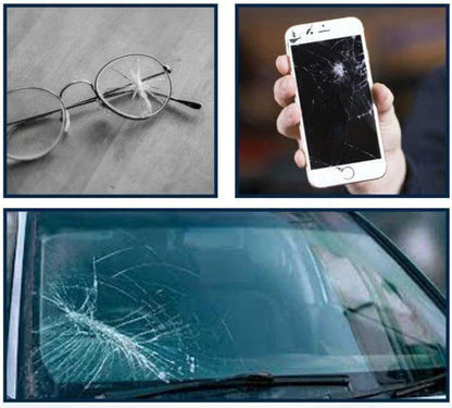 Windshield Repair Kit with Clear Resin, Window Crack Repair for Cars, Glass Repair Kit for Windows and Glass Panels