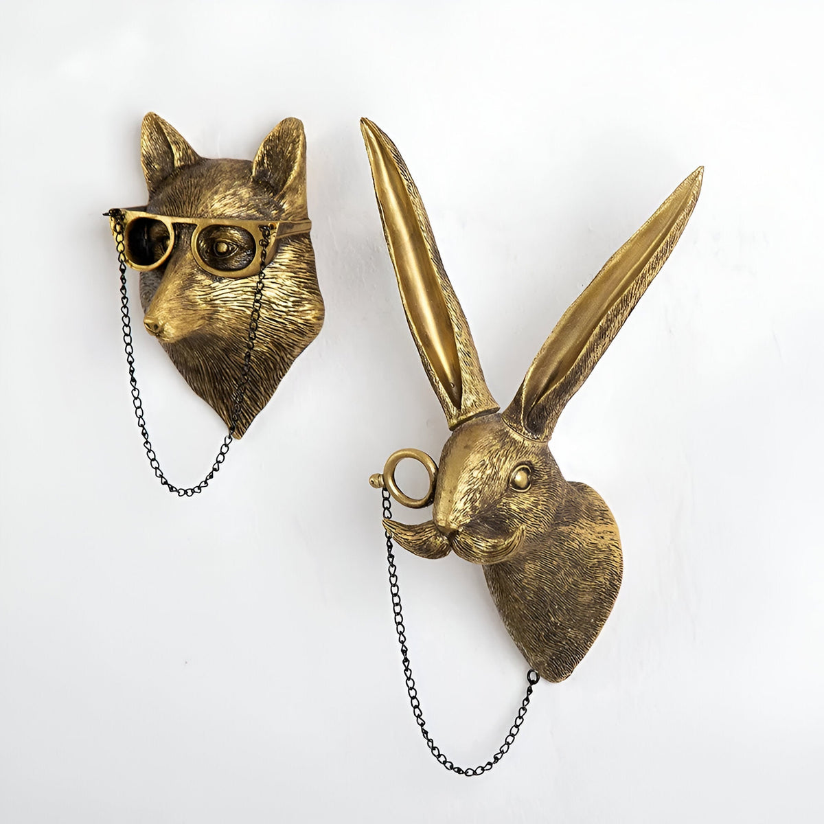 Gleam Wall Hook - Handmade Resin Animal Coat Hooks for Wall, Key Holder