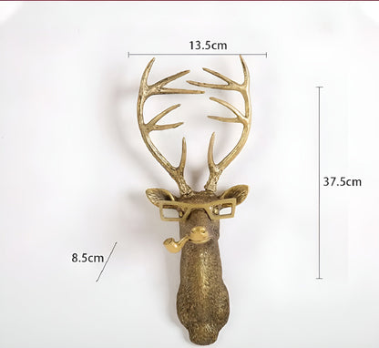 Gleam Wall Hook - Handmade Resin Animal Coat Hooks for Wall, Key Holder