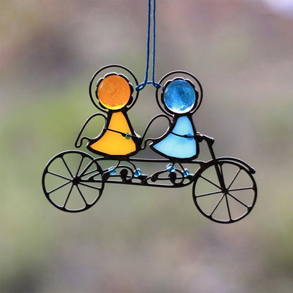 Gleisa Crystal Suncatcher - Handmade Glass with Rainbow Reflections