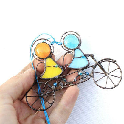 Gleisa Crystal Suncatcher - Handmade Glass with Rainbow Reflections