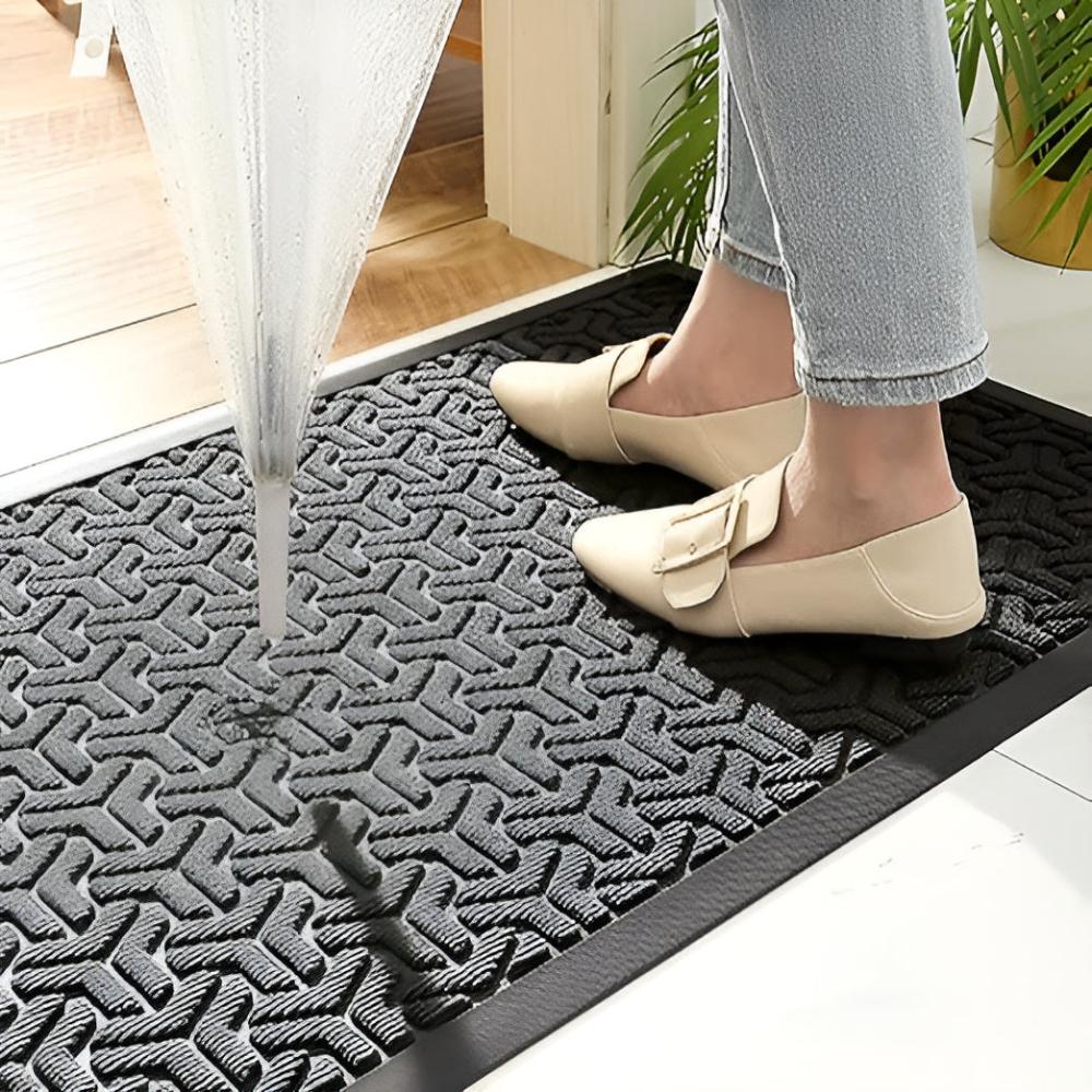 Glenwood Door Mat - Durable Geometric Design, Non-Slip Outdoor Welcome Mat