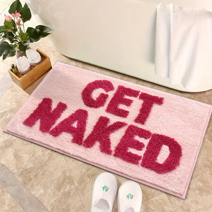 Get Naked Bathroom Mat - Microfiber, Non-Slip, Absorbent