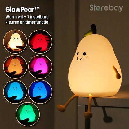 Glimmer Nightlight - Soft Silicone, USB Rechargeable, Adjustable Brightness