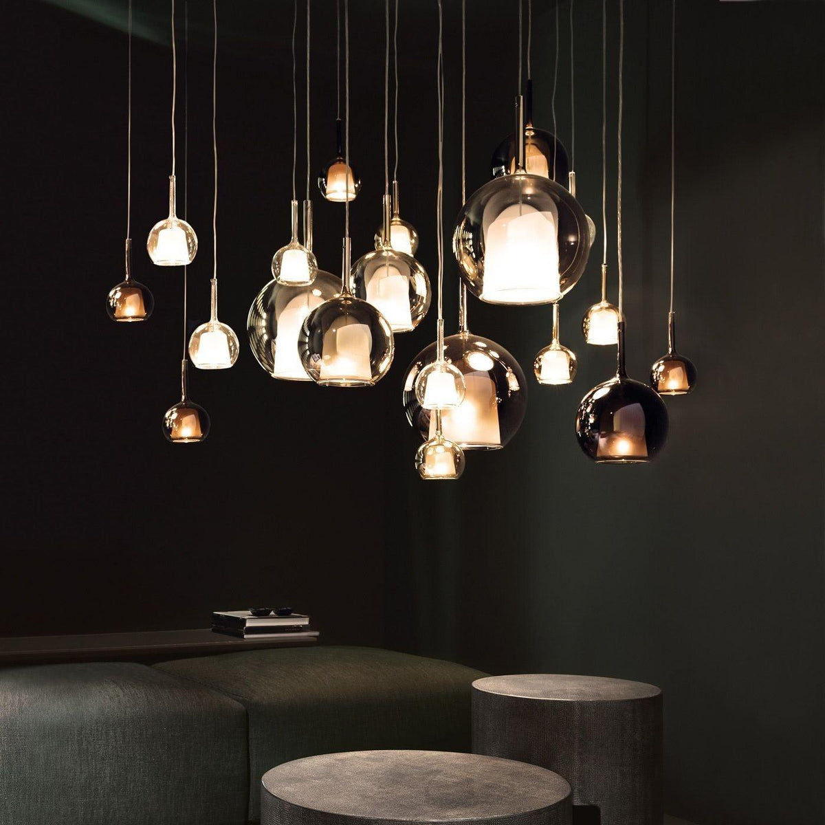 Glass Dome Hanging Ceiling Light 10 Inch for Kitchen Island Dining Room Indoor Pendant Fixture Adjustable Wire Metal Hardware