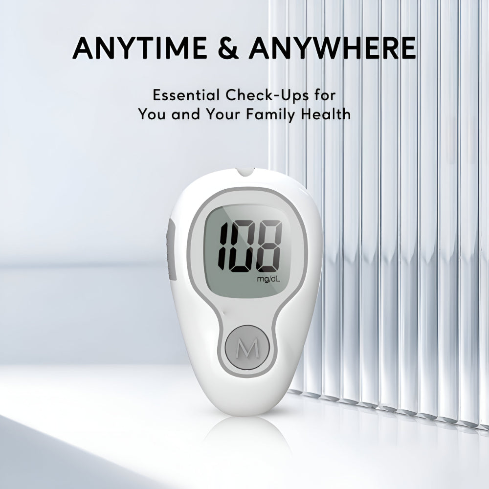 Smart Blood Sugar Monitor Kit with Rapid Results | Compact Design for Easy Glucose Testing