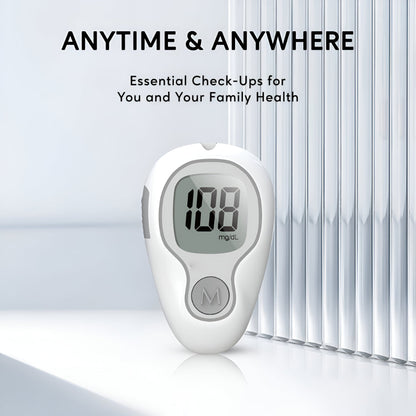 Smart Blood Sugar Monitor Kit with Rapid Results | Compact Design for Easy Glucose Testing
