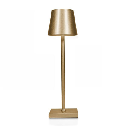 Rechargeable LED Touch Table Lamp with 3-Level Dimmer | Cordless Portable Desk Light for Indoor & Outdoor Use | IP54 Waterproof Metal Lamp