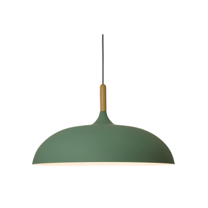 Wood and Iron Drop Light 14-24 Inches Diameter for Kitchen Island Dining Table Modern Minimalist Fixture E27 Socket Cord Height Adjustable