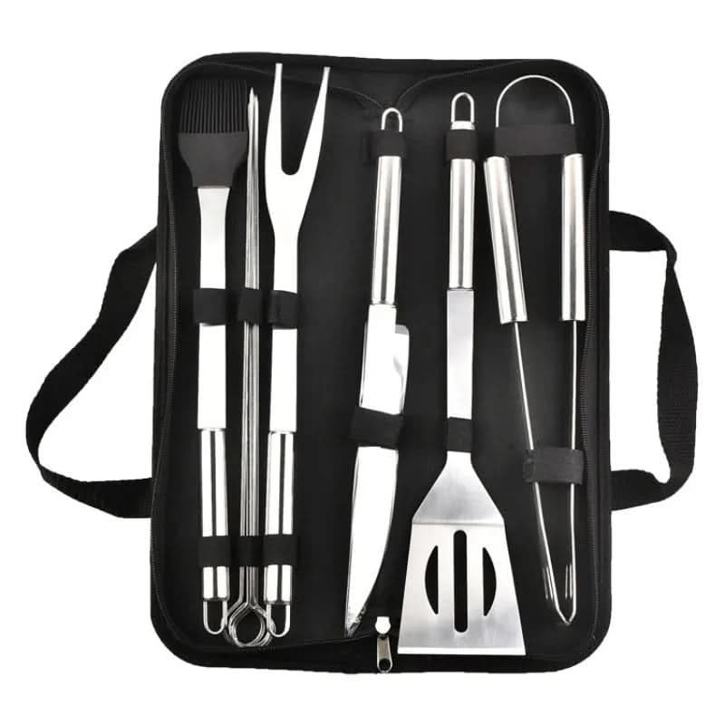 EMBERSET – Stainless Steel BBQ Tool Set for Outdoor Cooking