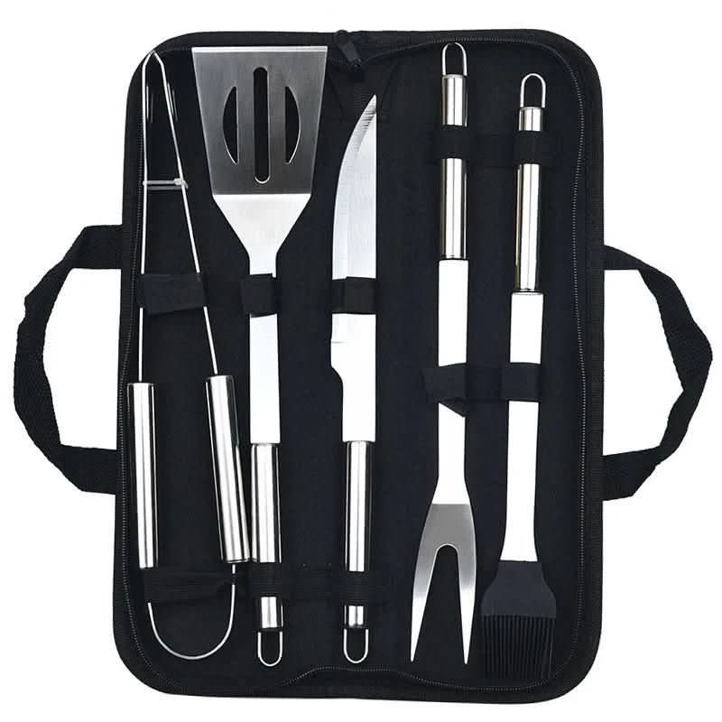 EMBERSET – Stainless Steel BBQ Tool Set for Outdoor Cooking