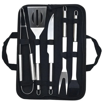 EMBERSET – Stainless Steel BBQ Tool Set for Outdoor Cooking