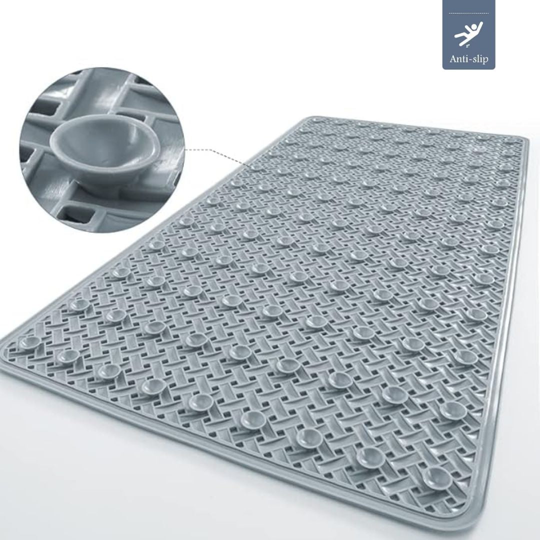 GripMaster | Non-Slip Bathtub Mat with Secure Suction Cups | Quick Drying Design for Enhanced Safety