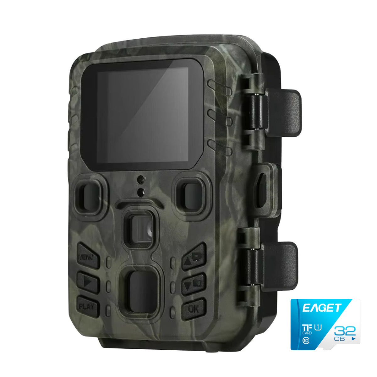 WiFi Trail Camera with Night Vision & Motion Sensor for Outdoor Wildlife Property Monitoring 20MP HD Waterproof IP65