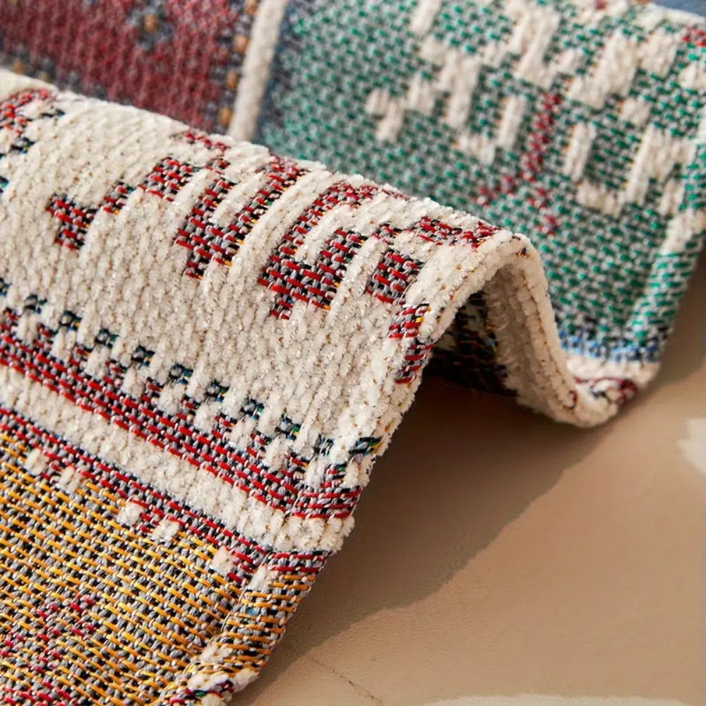 Grove Sofa Cover - Reversible Chenille, Bohemian Style