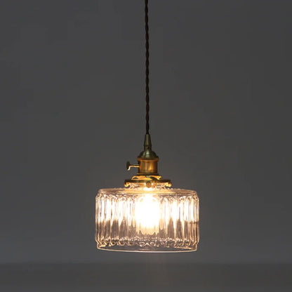 Glass Dome Drop Light E27 Socket Adjustable Cord 7-Inch Shade Textured Finish Kitchen Island Dining Area Copper Accent
