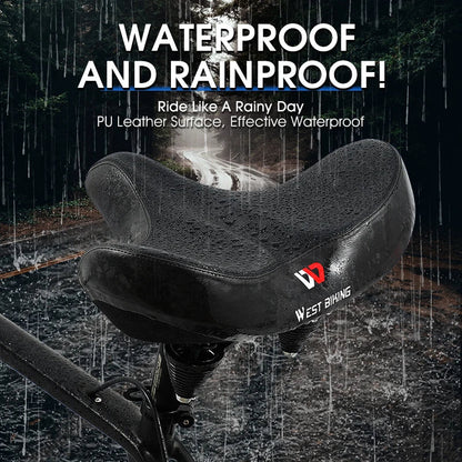 Ergonomic Bike Seat with Airflow Design and Comfortable Padding
