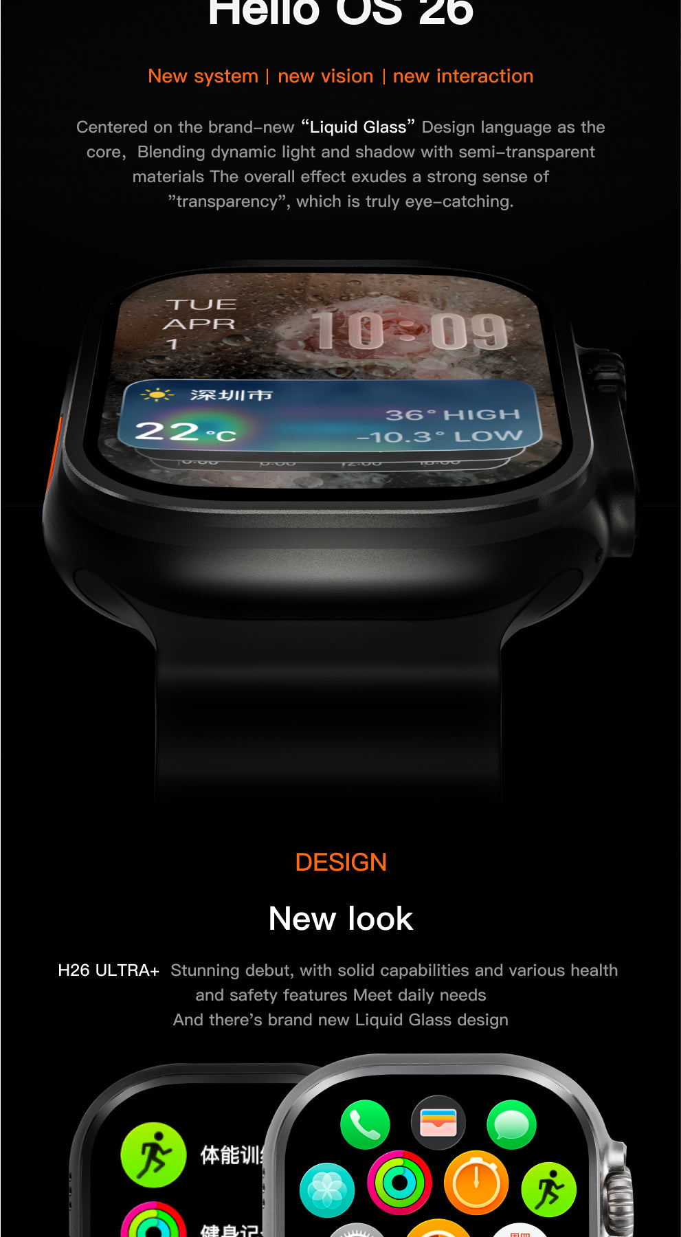 Smart Watch for Android with Bluetooth Calling, Fitness Smartwatch with AMOLED Display, Heart Rate and Sleep Tracking