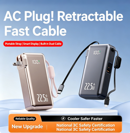 Best Power Bank | Portable Charger Power Bank with LCD Display & Fast Charging | Best Portable Power Bank for iPhone, Samsung & Android