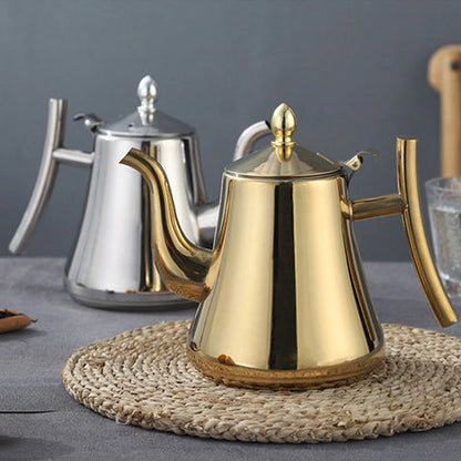 Stovetop Kettle Stainless Steel Tea Kettles, Hot Water Kettle for Induction Cooktop with Built In Filter, Fast Boiling