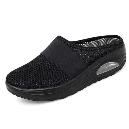 Women's Cushioned Walking Sneakers with Air Sole Technology for All-Day Comfort and Joint Support