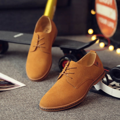 Men's Lace-Up Oxford Dress Shoes – Classic Leather Design for Work & Casual Wear, Versatile Formal Footwear
