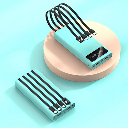 Ortekor Best Power Bank | Best Portable Charger with Intelligent LCD Display & Dual USB Ports | High-Capacity Portable Power Bank for iPhone, Samsung & Android