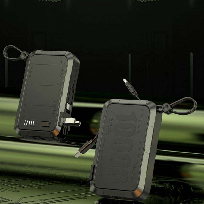 Best Power Bank | 10000mAh Solar Portable Charger with Waterproof Design | Best Portable Power Bank for Camping, Hiking, Travel & Emergency Backup