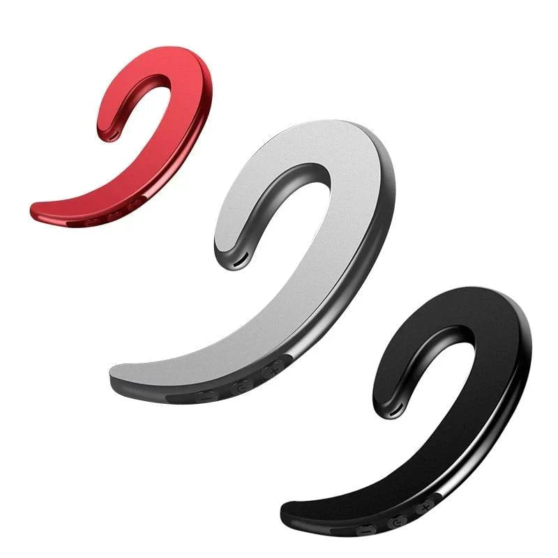 Bone Conduction Headphones with Open-Ear Hook Design for Running & Cycling