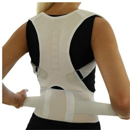 Magnetic Posture Corrector Back Brace Support for Men Women Adjustable Shoulder Alignment Therapy Upper Body Spine Straightener Unisex