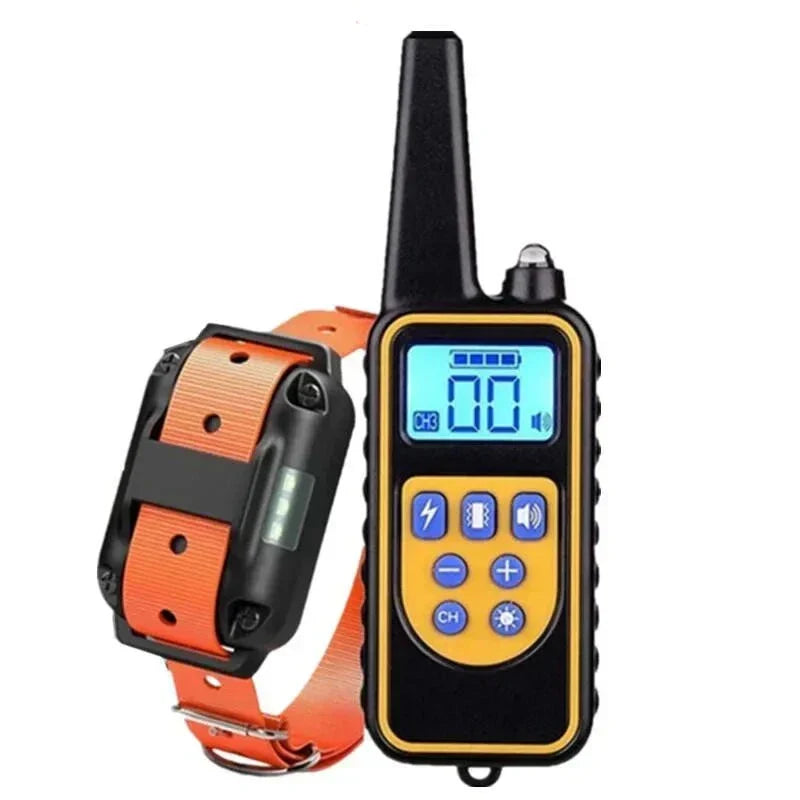 Rechargeable Remote Dog Training Collar with Vibration & Sound Modes – Waterproof E-Collar for All Breeds, 2600 ft Range