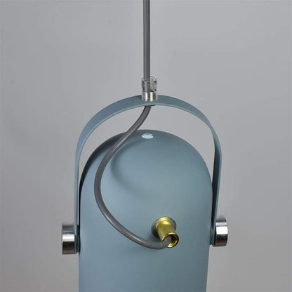 Adjustable Metal Drop Ceiling Fixture E27 Socket Warm Glow Tilting Shade Over Island Counter Dinette Task Modern Minimal Scandinavian Style
