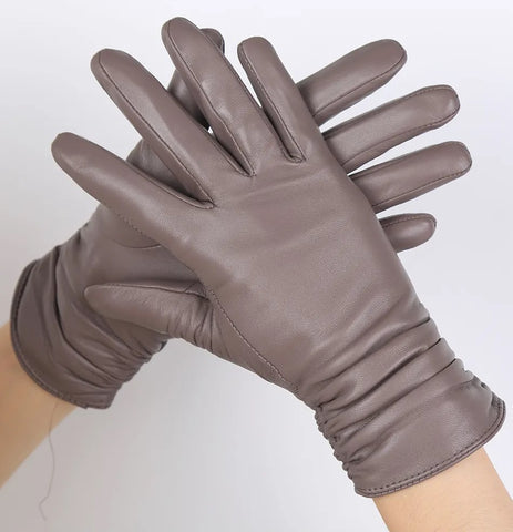 LuxLeather | Women's Leather Gloves with Soft Wool Lining | Stylish Warmth for Winter