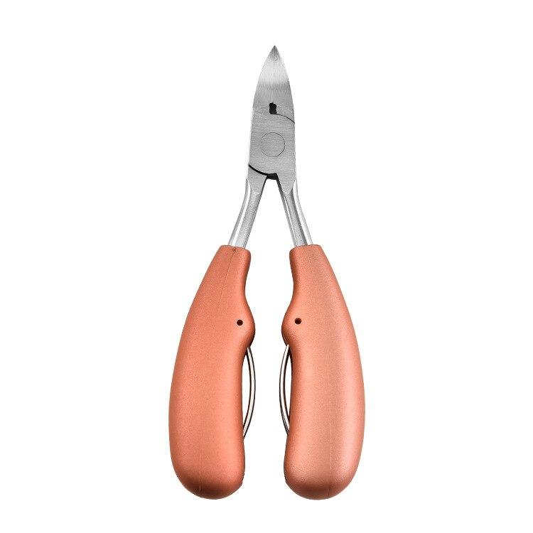 Toenail Clippers Stainless Steel Sharp Curved Blades for Thick Nails Professional Pedicure Foot Care Tool Heavy Duty Nail Trimmer for Home