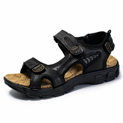 Men's Orthopedic Sandals with Arch Support for Heel & Knee Pain Relief | Cushioned Footbed Slides for Plantar Fasciitis & All-Day Comfort