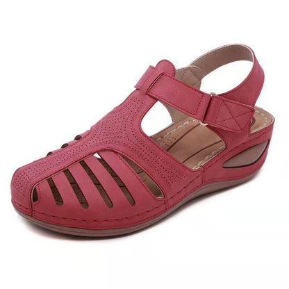 Orthopedic Leather Toe-Correcting Sandals for Women | Bunion Relief | Adjustable Arch Support Footwear | Casual Summer Walking Shoes for