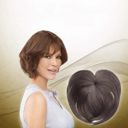 Clip-In Hair Topper for Volume and Coverage | Lightweight Synthetic Fiber Extension with Secure Clips for Thinning Hair or Crown Enhancement