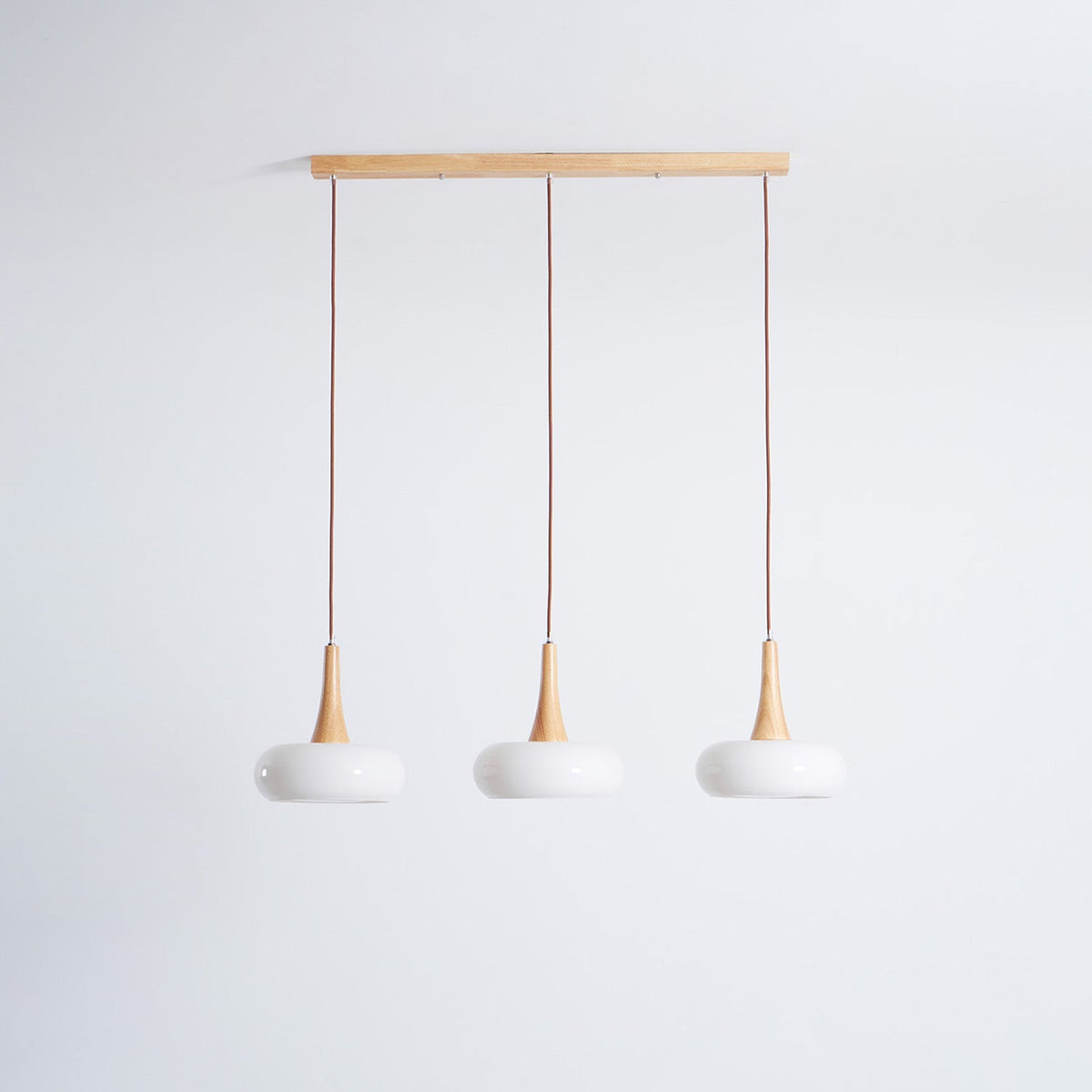 Hanging Light Fixture Metal Glass Wood Multi-Head Kitchen Island Dining Room Ceiling Lamp Indoor E26 E27 Socket Adjustable Wire Modern Home