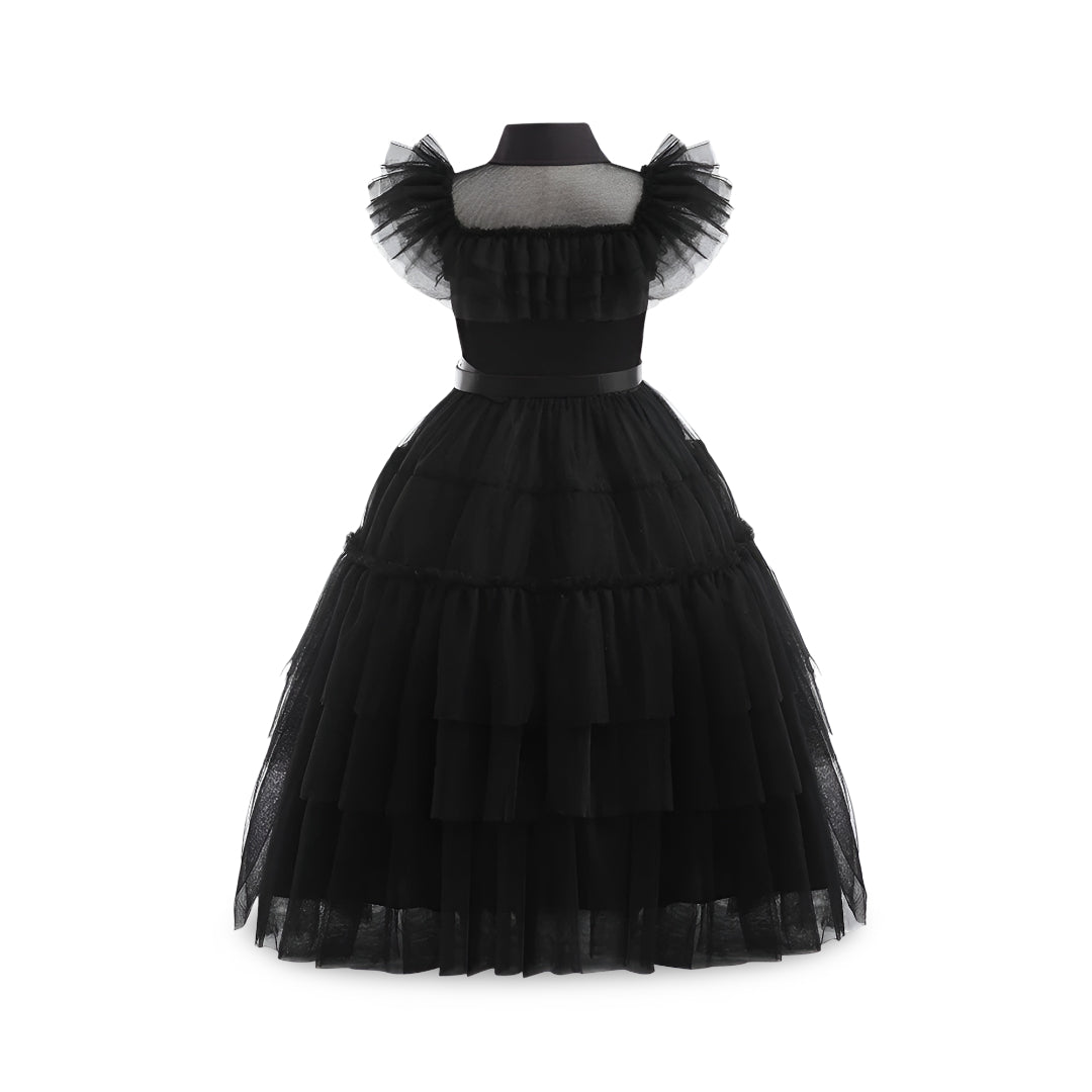 Festive Princess Dress | Layered Halloween Costume for Kids & Teens | Perfect for Parties and Themed Celebrations