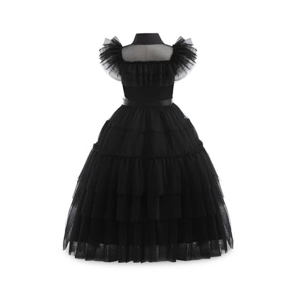 Festive Princess Dress | Layered Halloween Costume for Kids & Teens | Perfect for Parties and Themed Celebrations