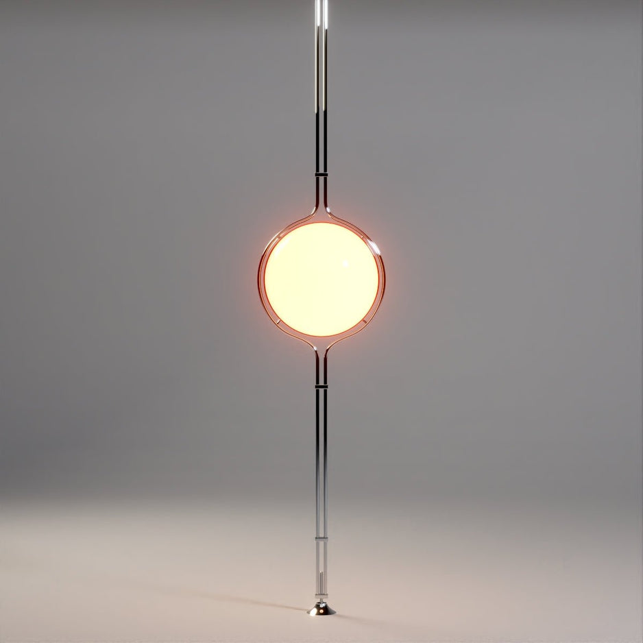 Halo Beam | Floor to Ceiling Lamp with Adjustable Height & Warm Glow | Modern Lighting for Stylish Spaces
