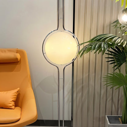 Halo Beam | Floor to Ceiling Lamp with Adjustable Height & Warm Glow | Modern Lighting for Stylish Spaces