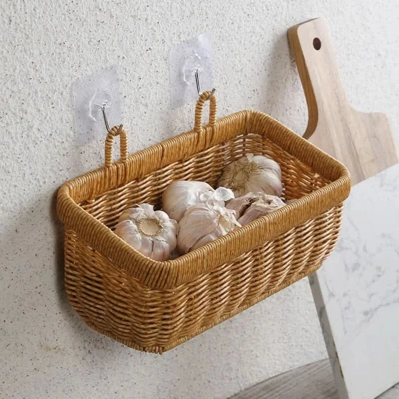 NATURAVAULT – Hand Woven Wall Hanging Basket
