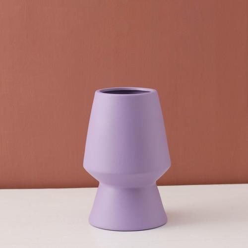 Handcrafted Bright Color Ceramic Flower Vase - Elegant Home Decor