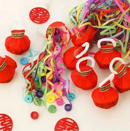 Biodegradable Celebration Streamers 16 ft Throw Length Mixed Colors for Weddings Birthdays Graduations Quiet Alternative to Confetti Indoor