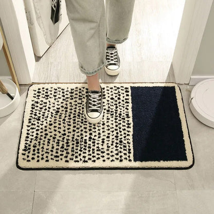 Bath Mat – Non-Slip Bathroom Rug in Luxurious Polyester and Acrylic for Modern Decor